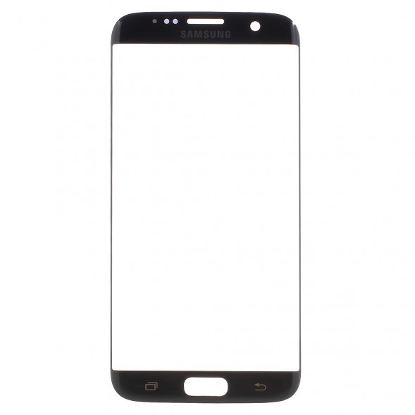 Стекло для замены на Samsung Galaxy S7 Edge SM-G935F (Черный)