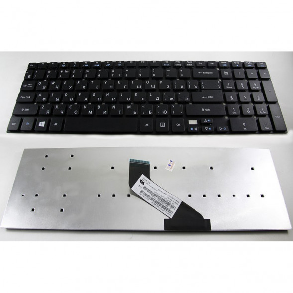 Клавиатура для ноутбука Acer Aspire 5755, 5755G, 5830, 5830G, 5830T, 5830TG (Черная) с подсветкой (010431)