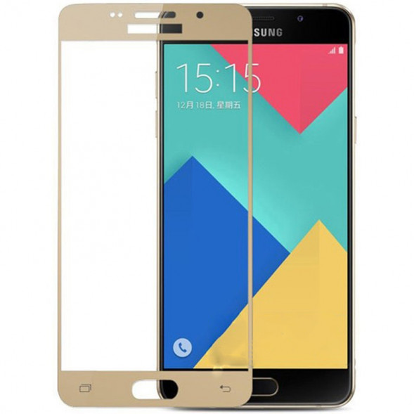 3D Защитное стекло для Samsung Galaxy A5 (2016) (SM-A510F) (золото)