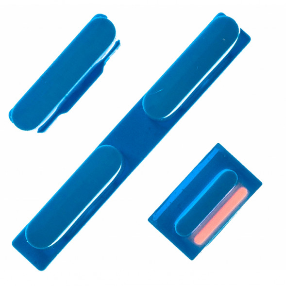 Кнопки для iPhone 5C громкости, включения, вибрации (Голубой)