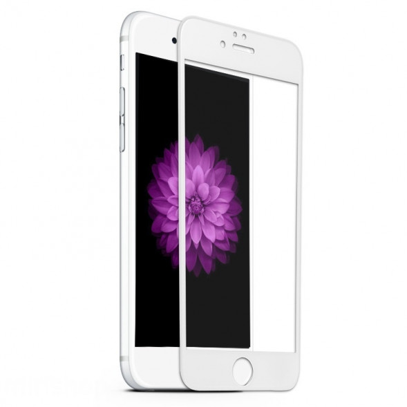 2D Стекло противоударное HOCO для iPhone 6/6S Plus (5.5) V9 (белый)