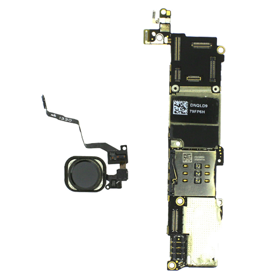 Системная материнская плата для iPhone 5S 16гб с Touch ID (черный)