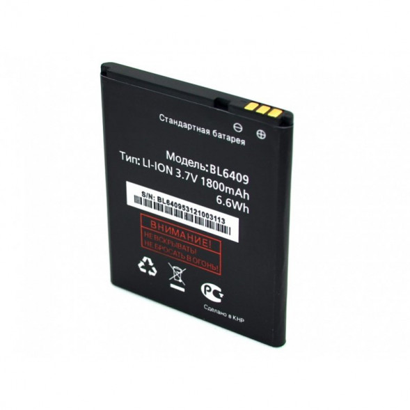 Аккумулятор BL6409 для Fly IQ4406 Era Nano 6