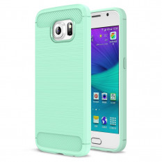 Чехол Carbon Fiber для Samsung Galaxy S6 G920 (зеленый)