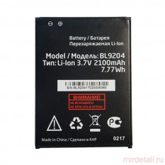 Аккумулятор BL9204 для Fly FS517 Cirrus 11, FS528 Memory Plus