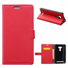 Чехол книжка с визитницей ASUS ZenFone Selfie (ZD551KL, ZD550KL) (Красный)