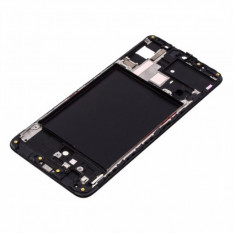 Рамка дисплея для Samsung A705 Galaxy A70 средняя часть корпуса (Черная)