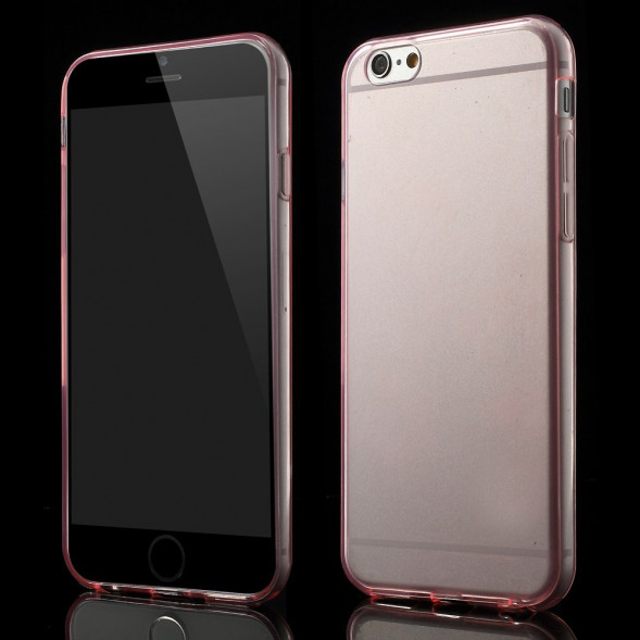 TPU Чехол накладка для iPhone 6, 6S (Розовый)
